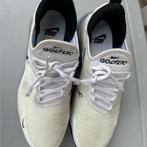Nike Air Max 270 G Spikeless Golf Shoes CK6483-102 - White/Black - 9